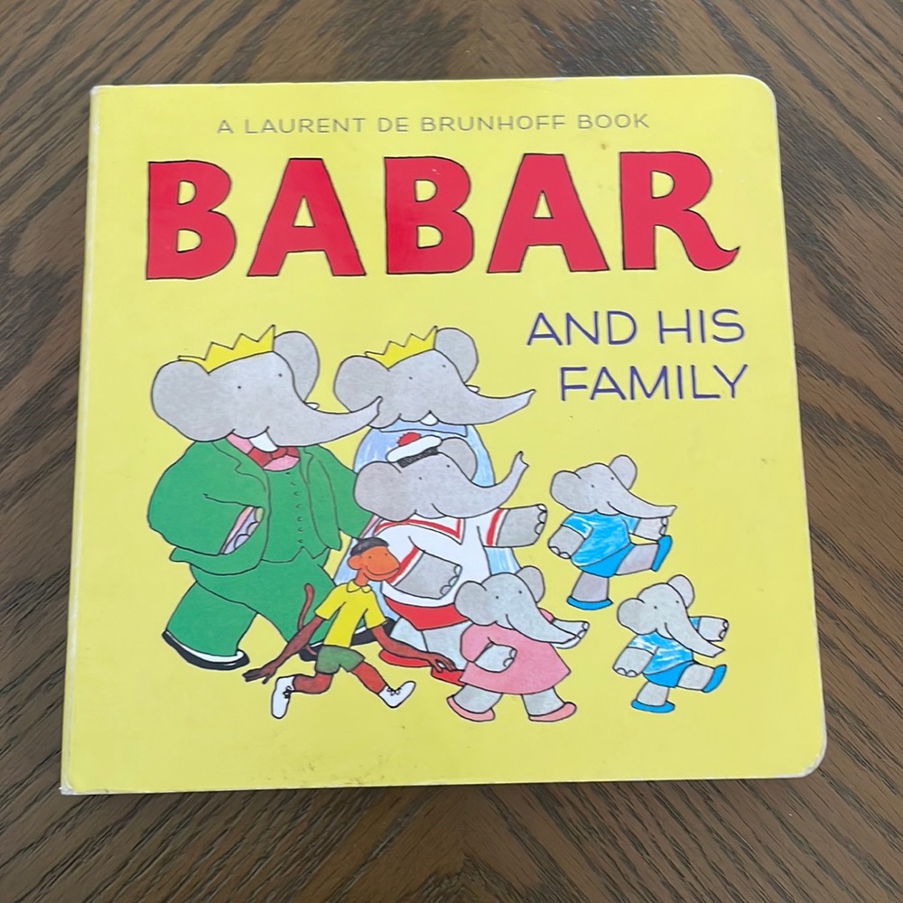 Babar and his family board book